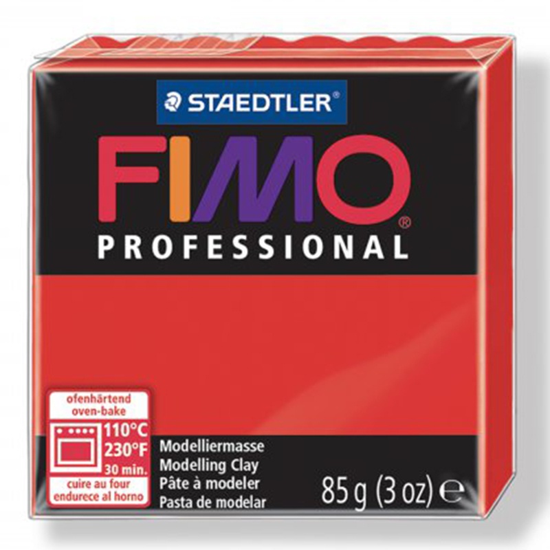 FIMO Professional, 85 g, 200 červená