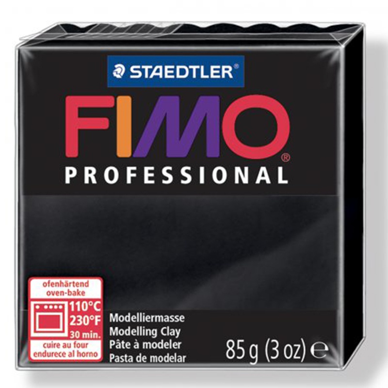 FIMO Professional, 85 g, 9 čierna