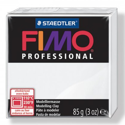 FIMO Professional, 85 g, 0 biela