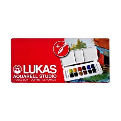LUKAS Studio, Sada akvarelových farieb, 13 ks, plastový box