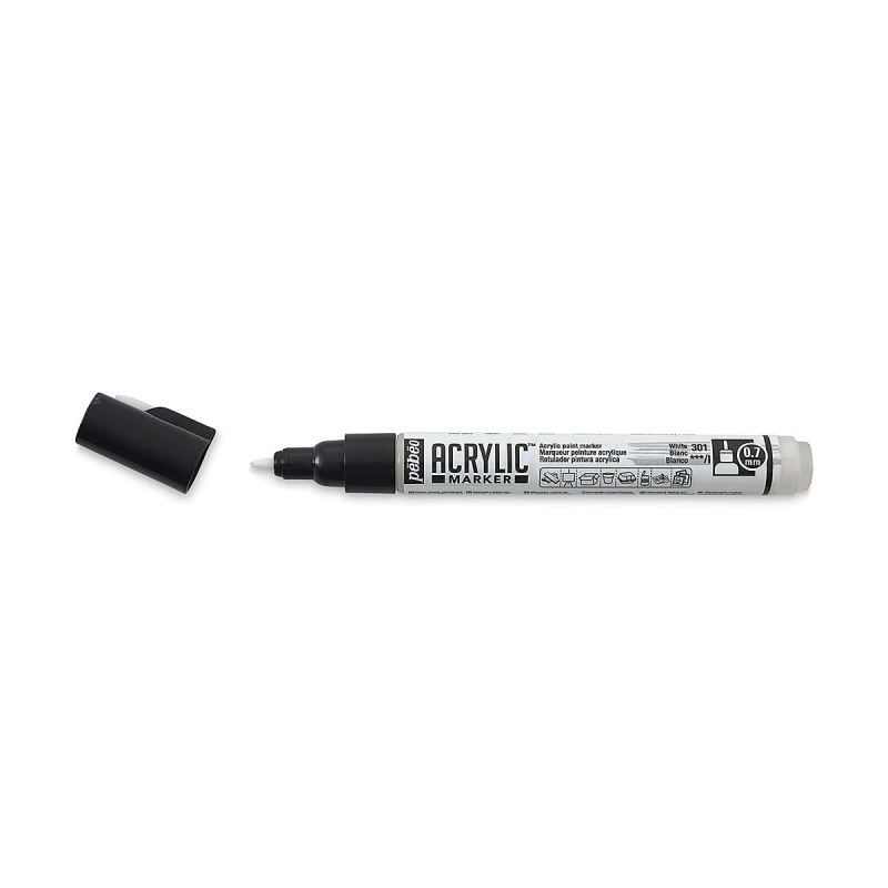 ACRYLIC MARKER 0,7 mm, 01 White