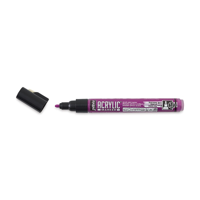 ACRYLIC MARKER 1,2 mm, 11 Vivid Violet