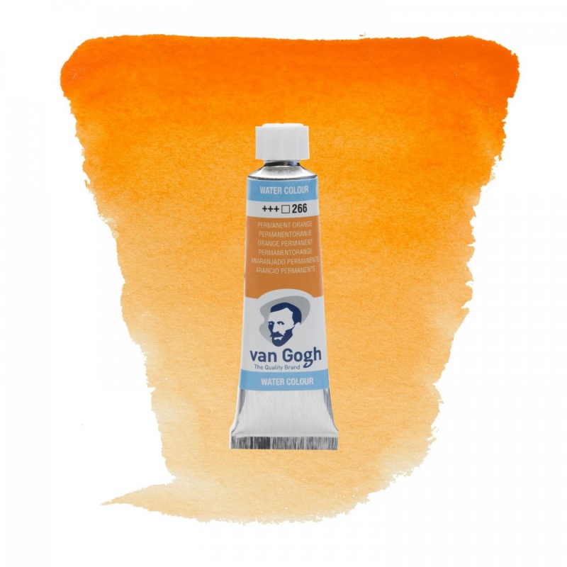 Akvarelová farba Van Gogh, 10 ml, Permanent orange