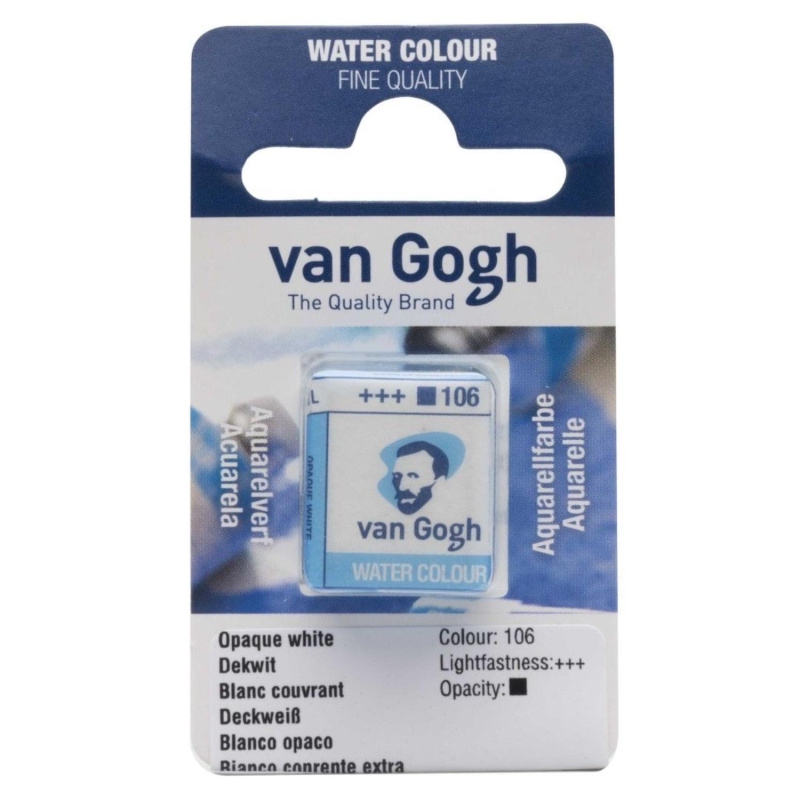Akvarelová farba Van Gogh, 2 ml, Opaque white