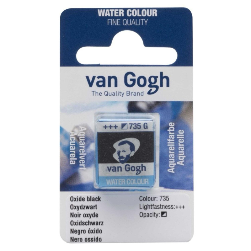 Akvarelová farba Van Gogh, 2 ml, Oxide black