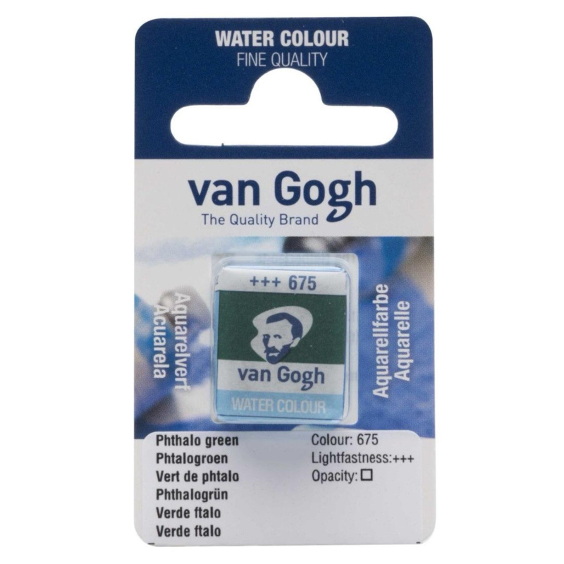 Akvarelová farba Van Gogh, 2 ml, Phtalo green