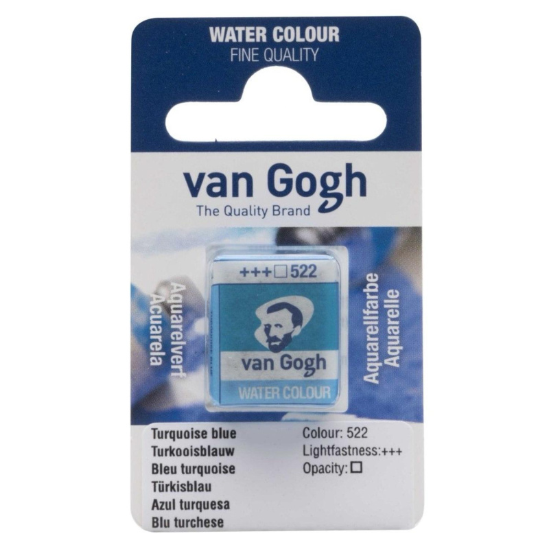 Akvarelová farba Van Gogh, 2 ml, Turquoise blue 