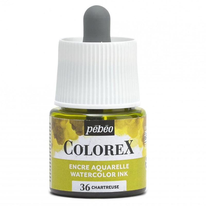 Akvarelový atrament COLOREX, chartreuse 45 ml