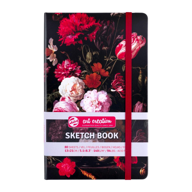 Art Book, Art Creation, blok na skicovanie, 13 x 21 cm, Flowers