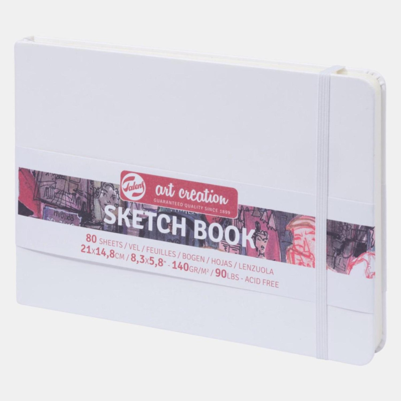 Art Book, Art Creation, blok na skicovanie, 15 x 21 cm, biely
