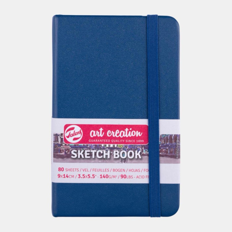 Art book, Art Creation, blok na skicovanie, 9 x 14 cm, tmavomodrý
