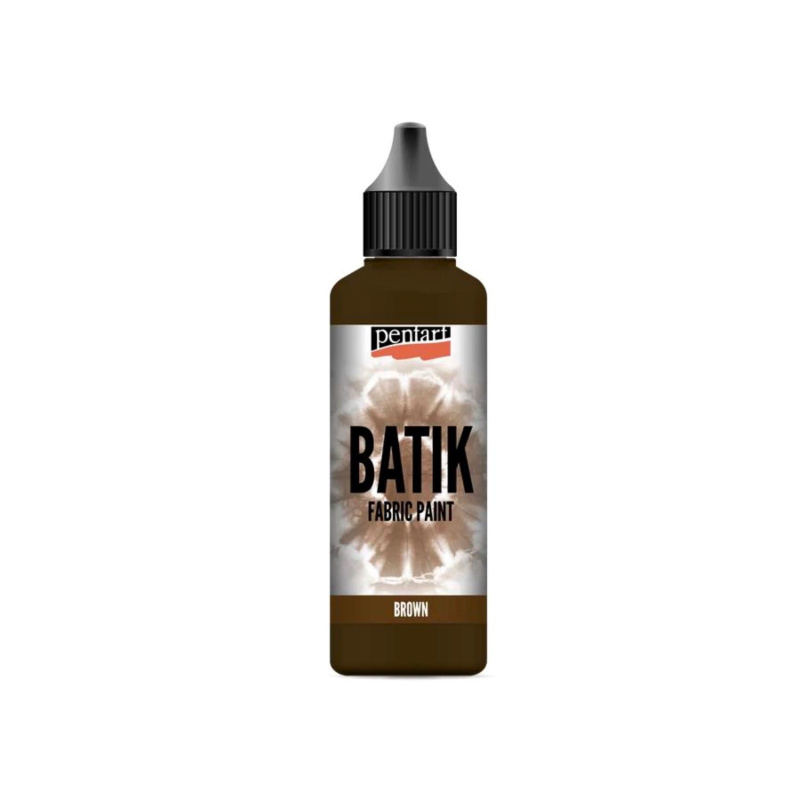 Batikovacia farba, 80 ml, hnedá