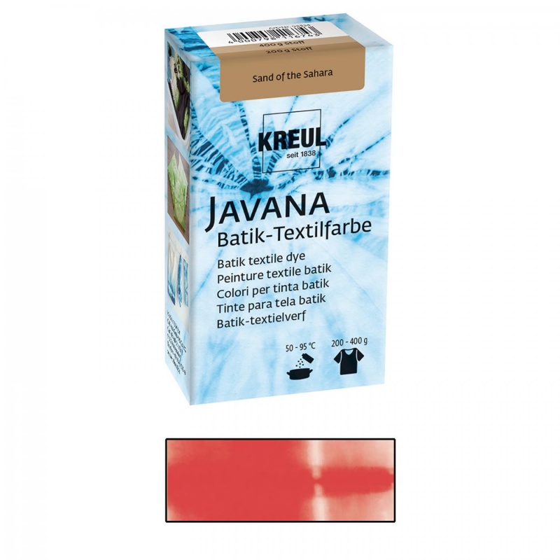 Batikovacia farba JAVANA, KREUL, 70 g červená