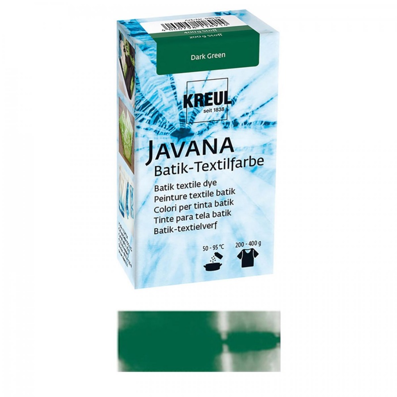 Batikovacia farba JAVANA, KREUL, 70 g tmavá zelená