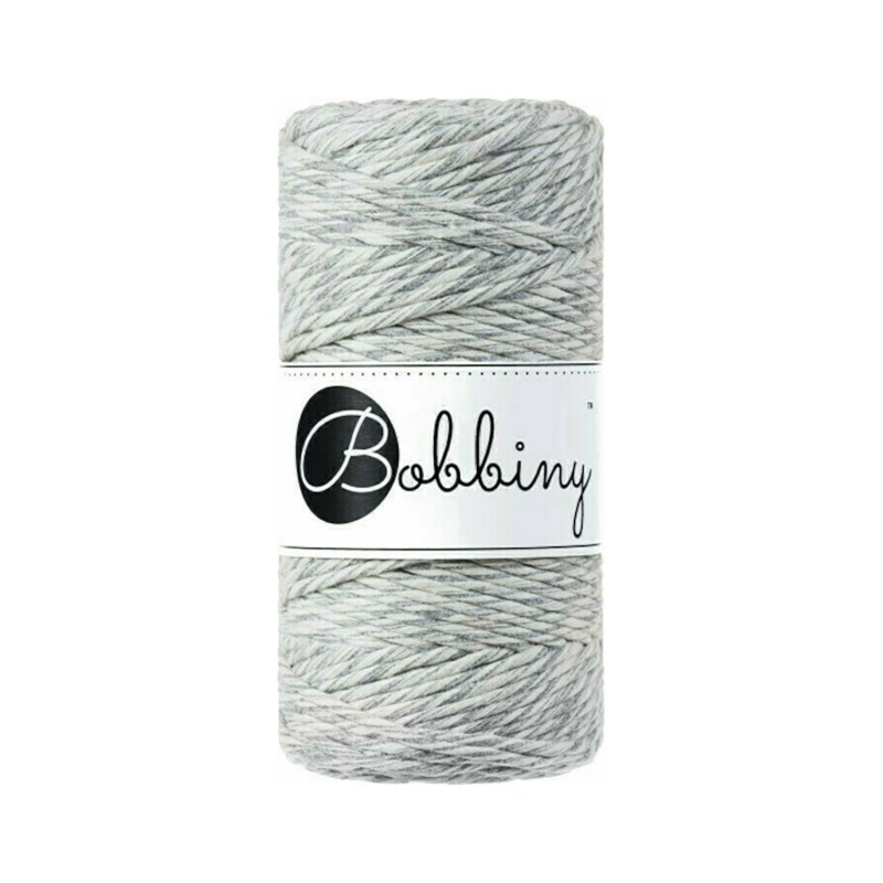 Bobbiny, Macramé točená šnúra, 3 mm, 100 m, Marble