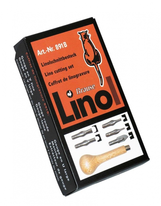 BRAUSE sada na linoryt malá