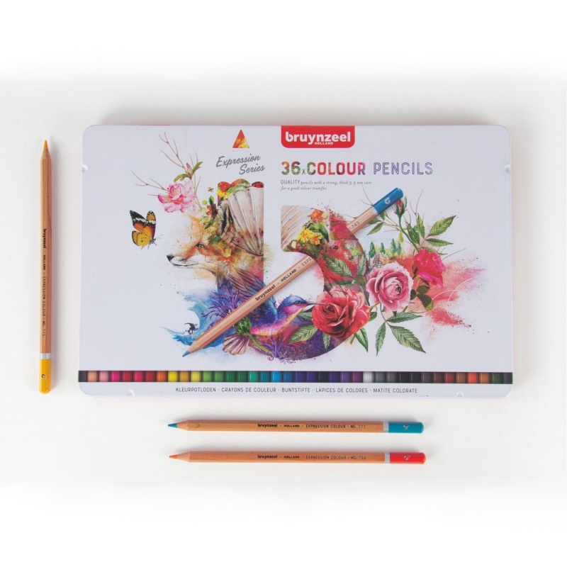Bruynzeel, Pastelky farebné expression, sada 36 ks