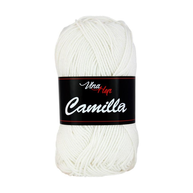 Camilla, 100% bavlnená priadza, 50 g, cca 125 m, 8171 smotanová