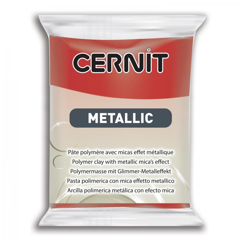 CERNIT Metallic 56g, 400 červená