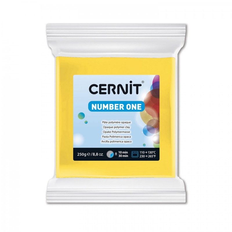 CERNIT Number One 250 g, 700 žltá