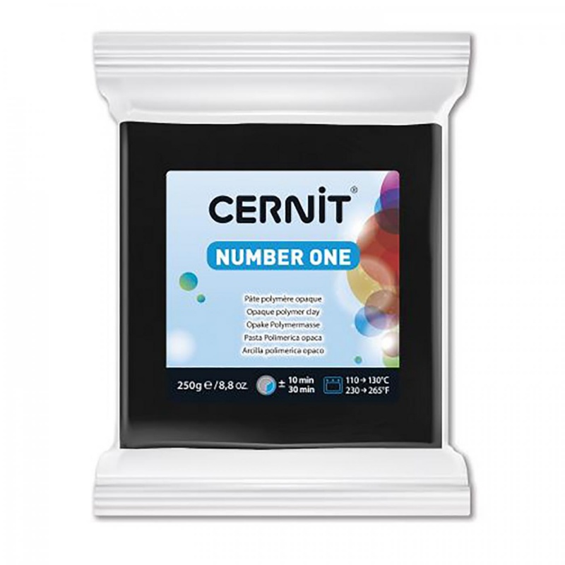 CERNIT Number One 250g, 100 čierna