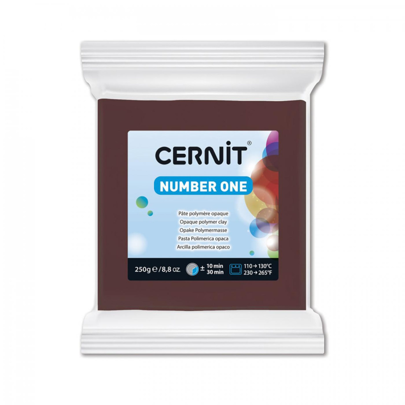 CERNIT Number One 250g, 800 hnedá