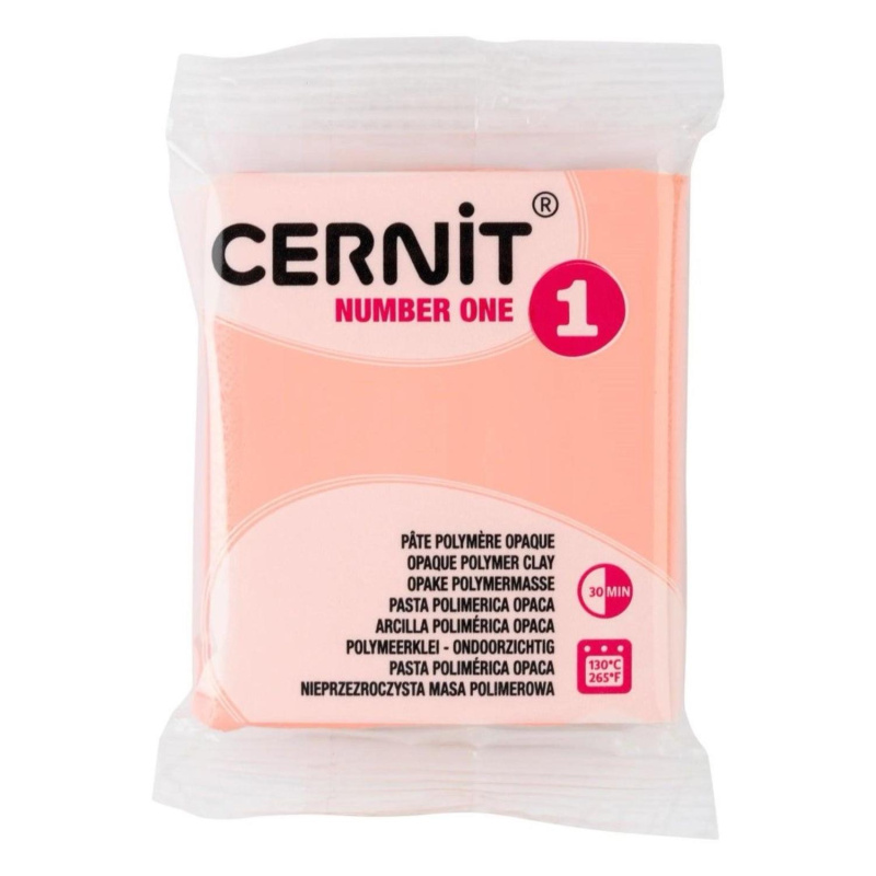 CERNIT Number One 56g, pastelová oranžová