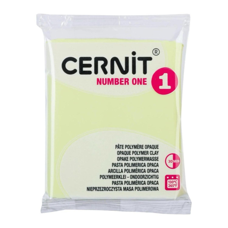 CERNIT Number One 56g, pastelová žltá