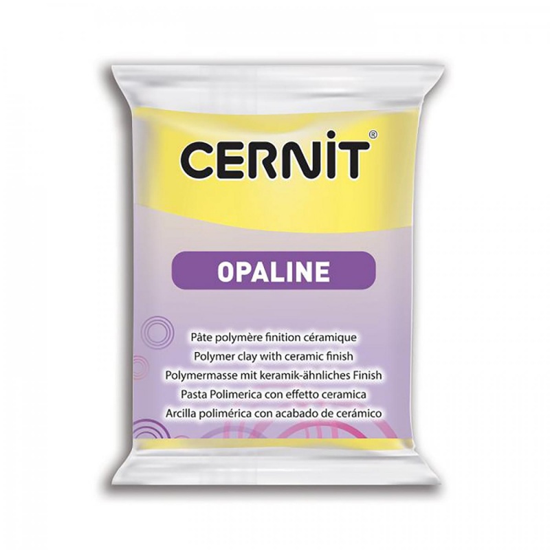 CERNIT Opaline 56g keramický vzhľad, 717 žltá