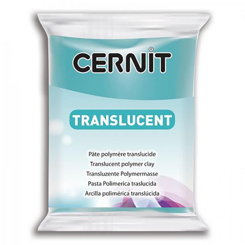 CERNIT Translucent 56g, 280 tyrkysová modrá