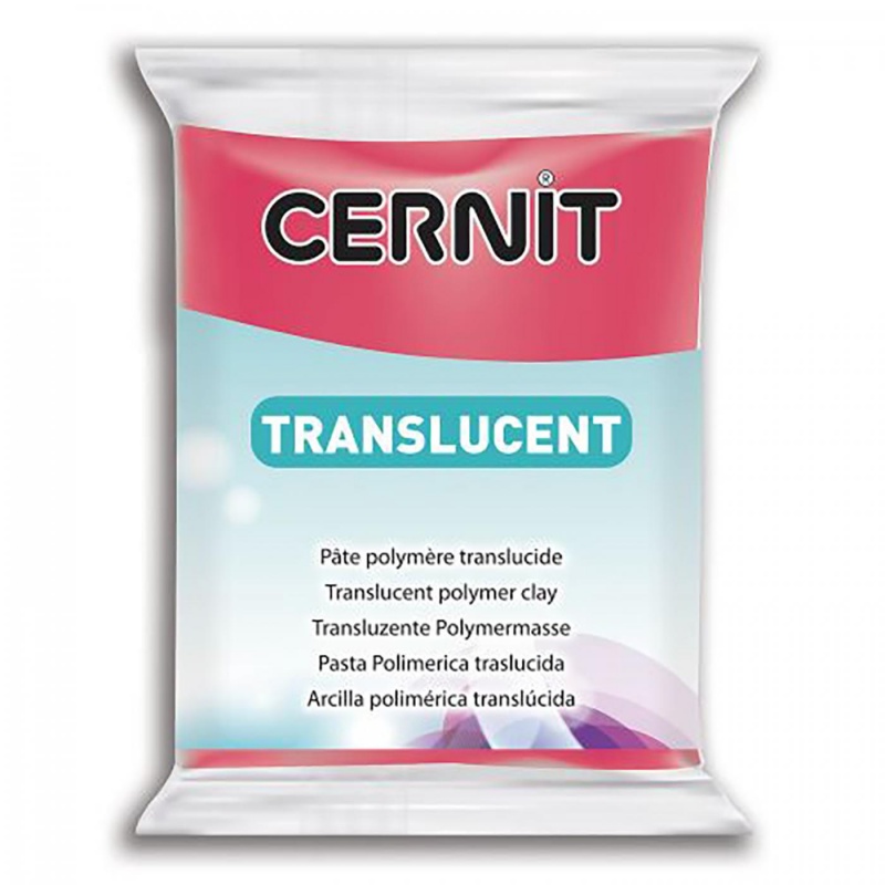 CERNIT Translucent 56g, 474 priehľadná rubínová