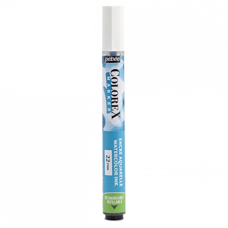Colorex marker, cyan
