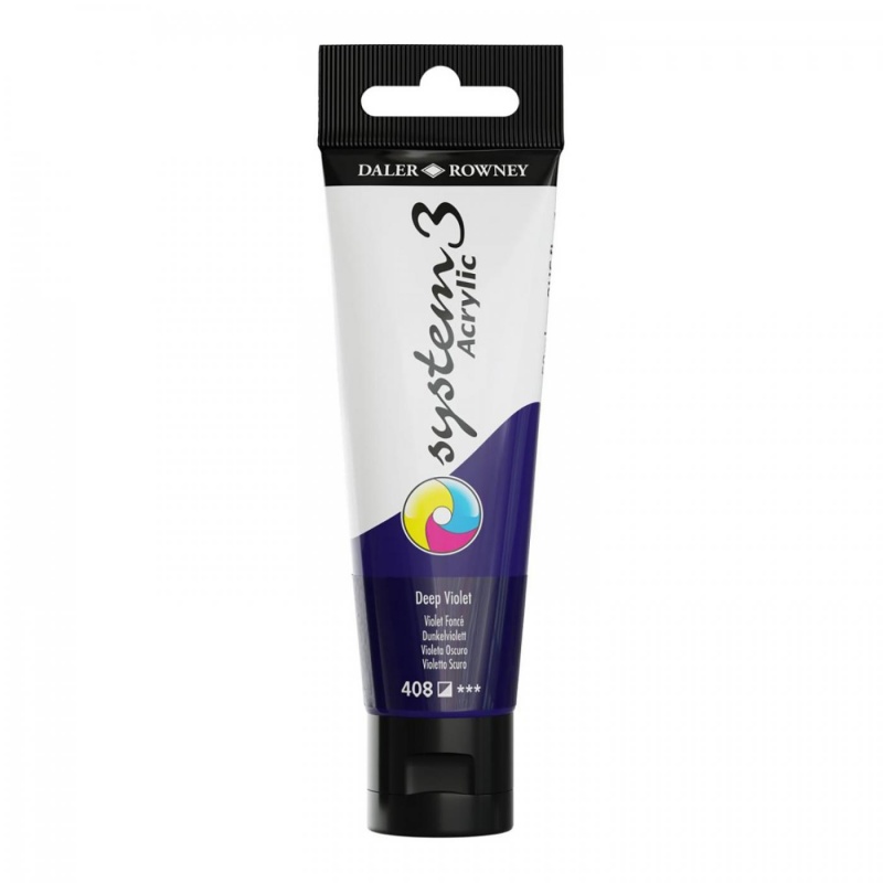 D&R System3 Acrylic 59 ml, Deep violet