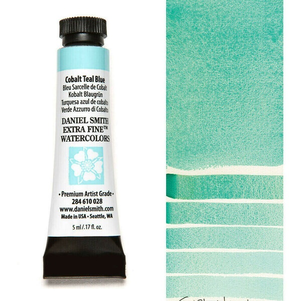 Daniel Smith, akvarelová farba, 5 ml, 28 Cobalt Teal Blue