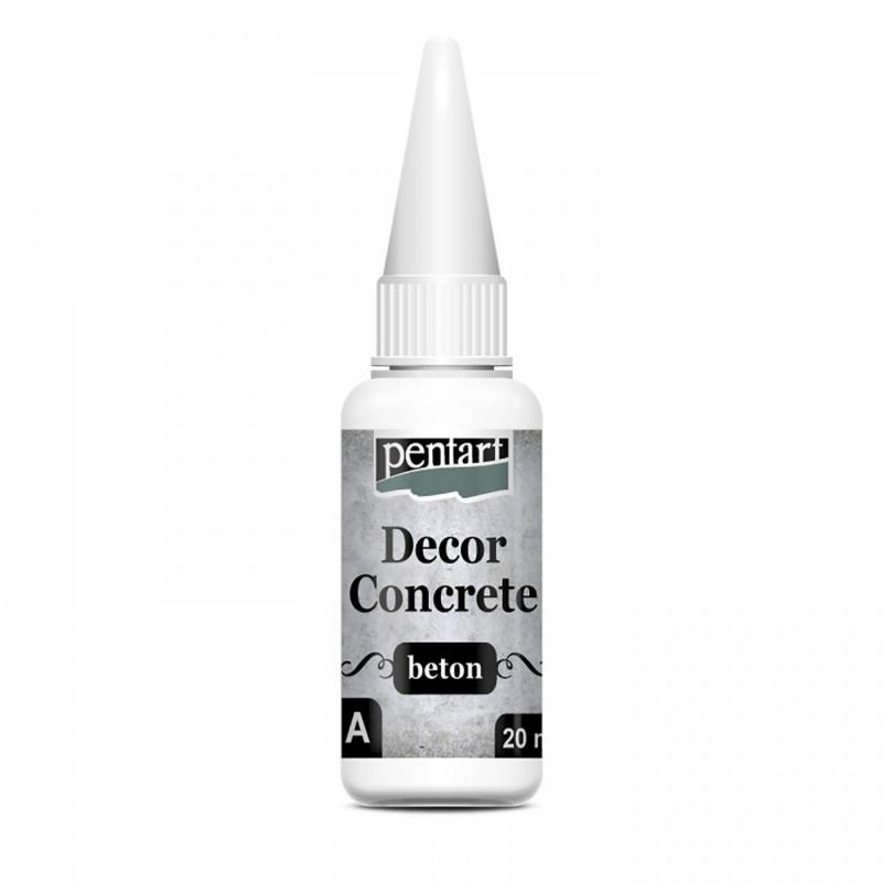 Decor beton, betónový prášok hrubý, 250 ml + 20 ml