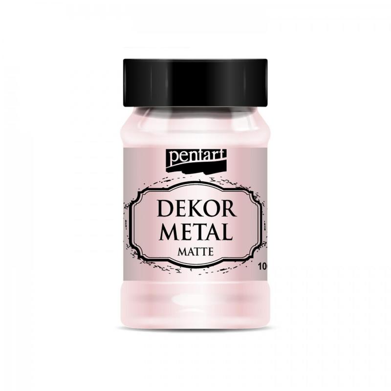 Dekor Metal matná 100 ml, ružová zlatá