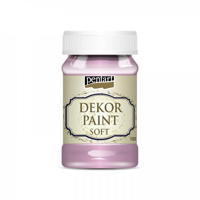 Dekor Paint Soft 100 ml, baby ružová