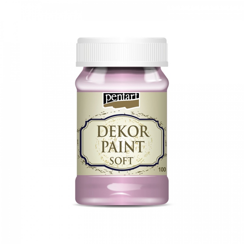 Dekor Paint Soft 100 ml, baby ružová