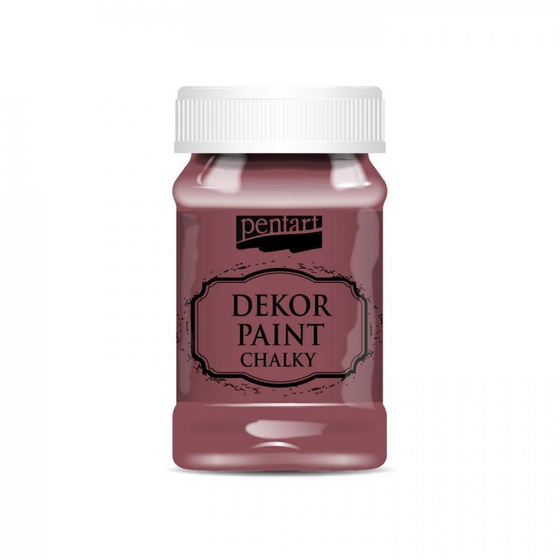 Dekor Paint Soft 100 ml, burgundská červená