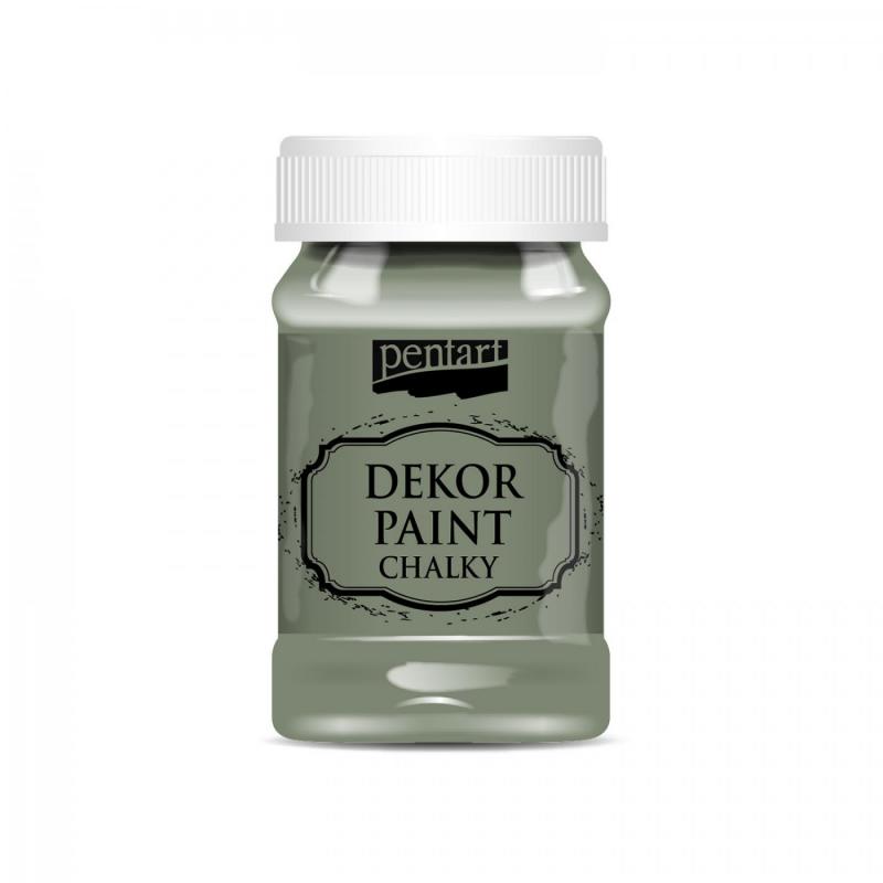 Dekor Paint Soft 100 ml, khaki zelená