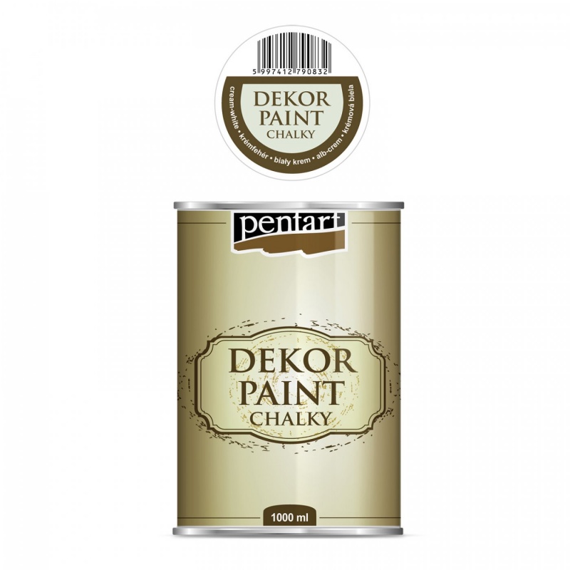 Dekor Paint Soft 1000 ml, krémová biela