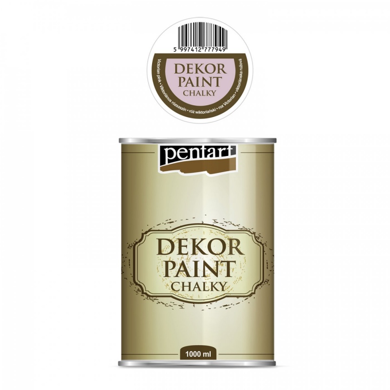 Dekor Paint Soft 1000 ml, viktoriánska ružová