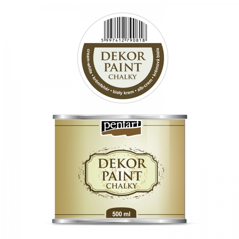 Dekor Paint Soft 500 ml, krémová biela