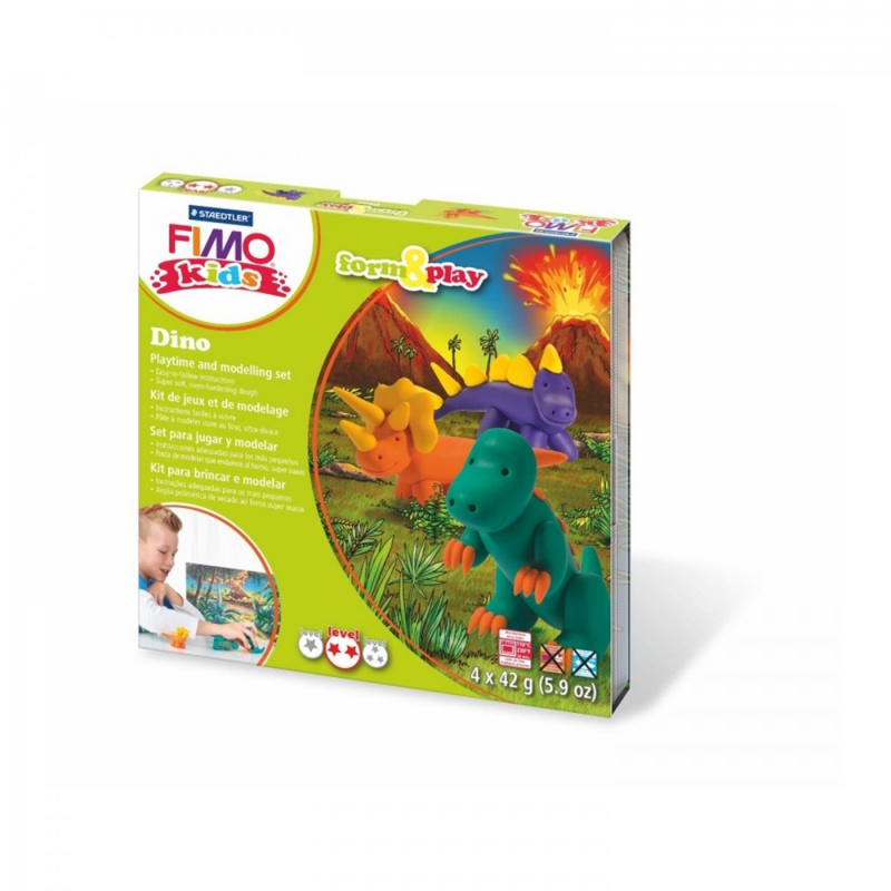 DETSKÁ SADA FIMO KIDS - Dinosaurus