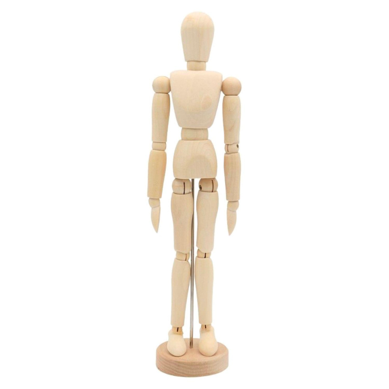 Drevená figurína na kreslenie - muž 30 cm