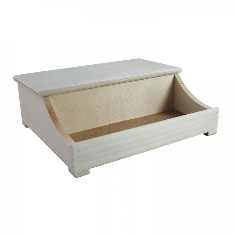 Drevená krabička tvar piano, 21,5 x 19 x 8 cm