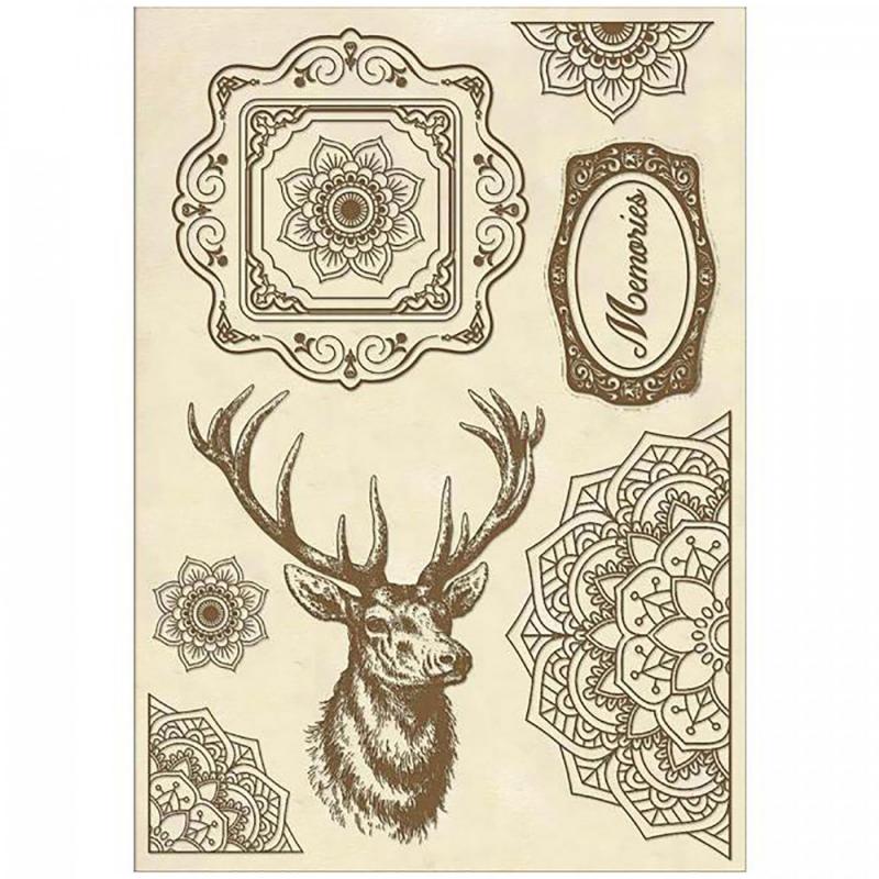 Drevené výrezy, A5, Cosmos deer