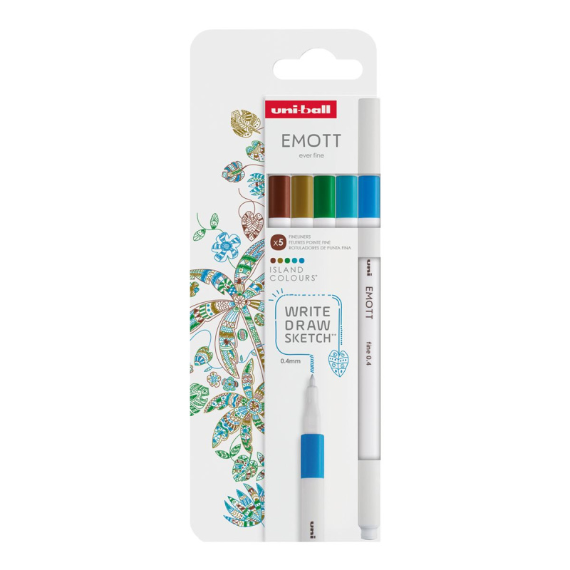 EMOTT liner, 0,4 mm, sada 5 ks ISLAND