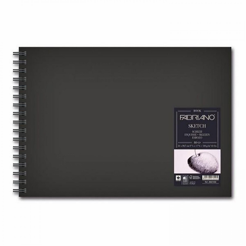 Fabriano sketch book, 14,8 x 21 cm, 110g/m2