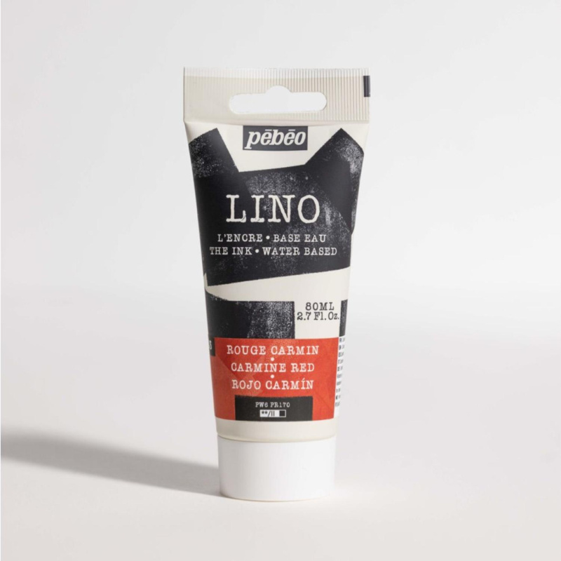 Farba na linoryt PEBEO LINOCUT - carmine red, 80 ml